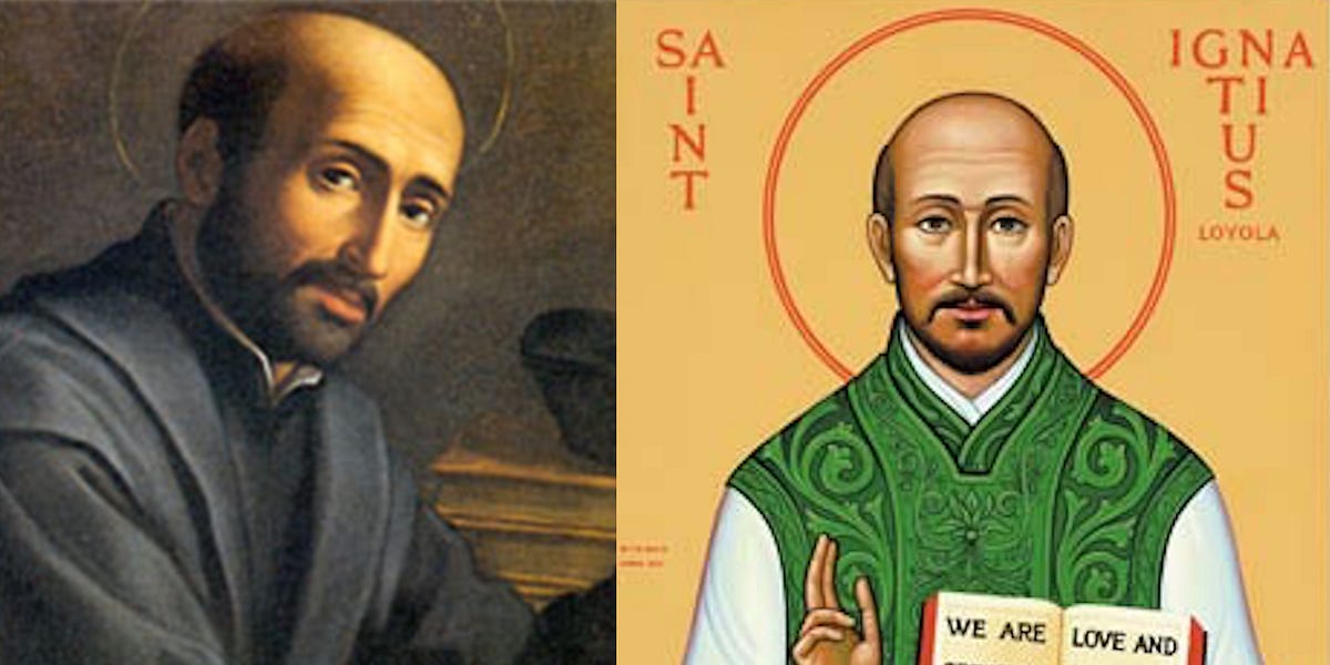 July 31 Feast Day of St. Ignatius of Loyola, the Spiritual Exercises
