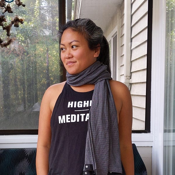 Vinyasa store scarf cardigan