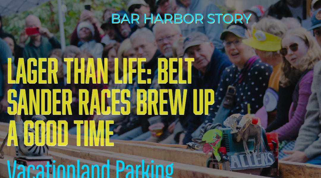 Lager Than Life Belt Sander Races Brew Up a Good Time