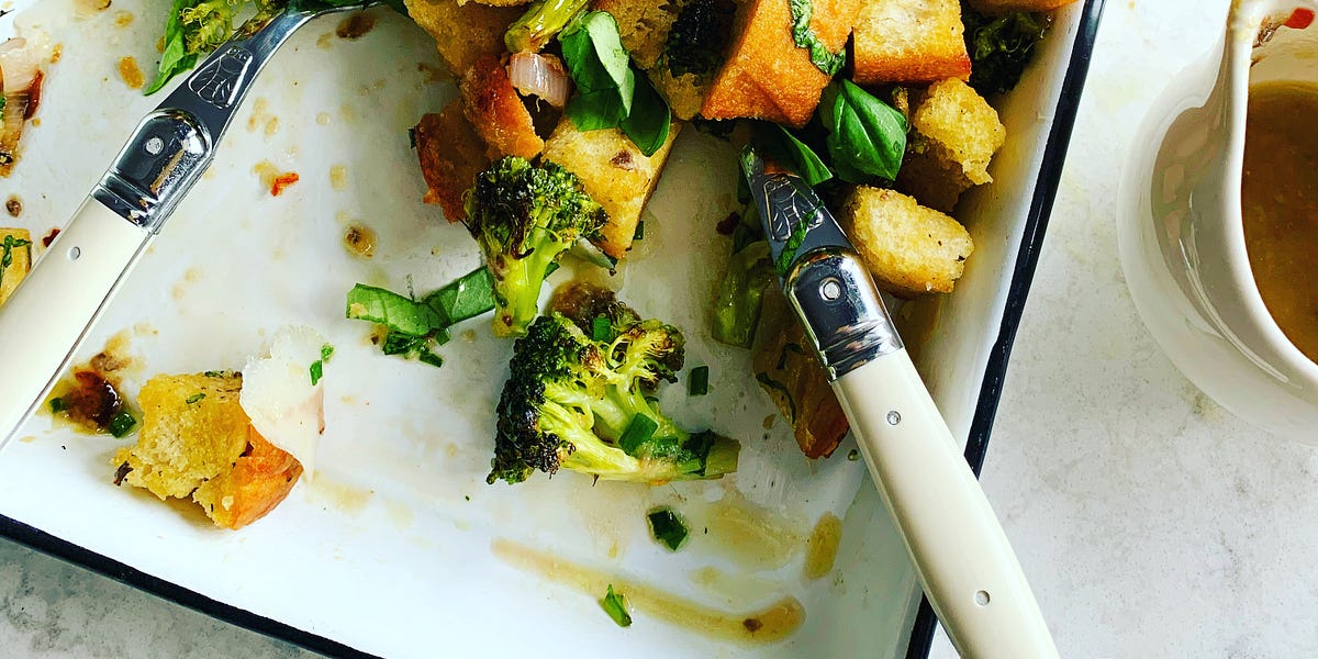 Roasted Broccoli Panzanella! by emily nunn