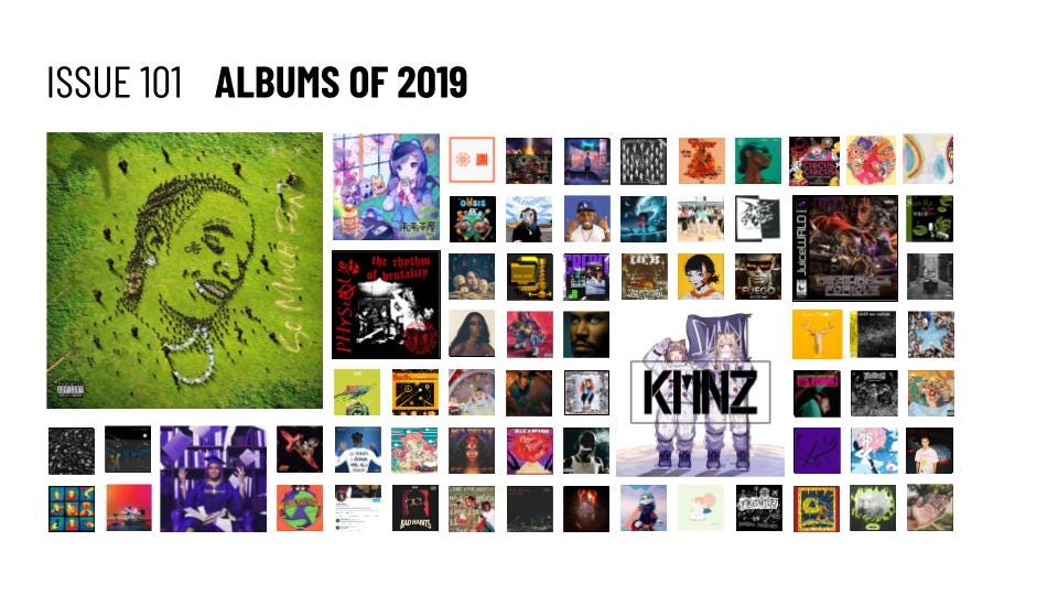 Issue #101: Albums of 2019 - by Miguel - Paradox Newsletter