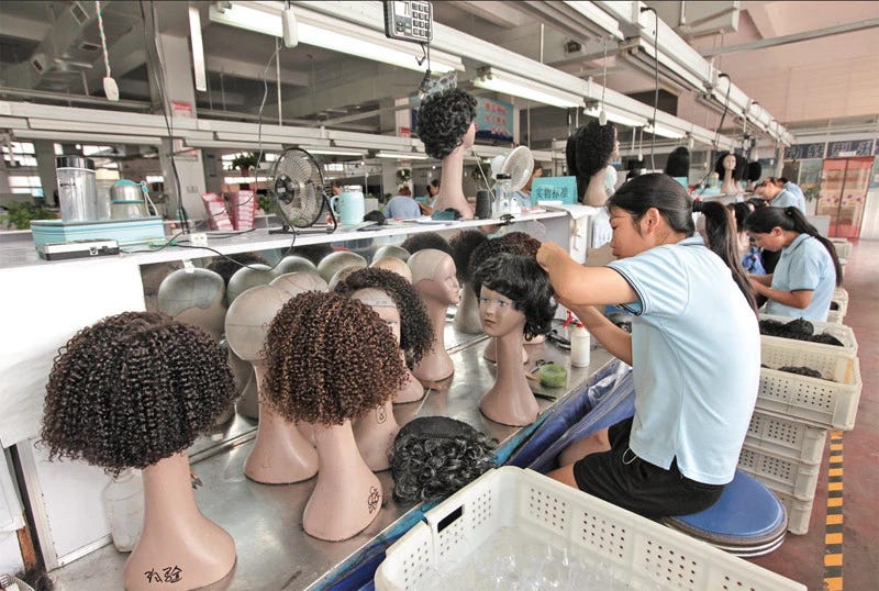 Inside China s global wig capital