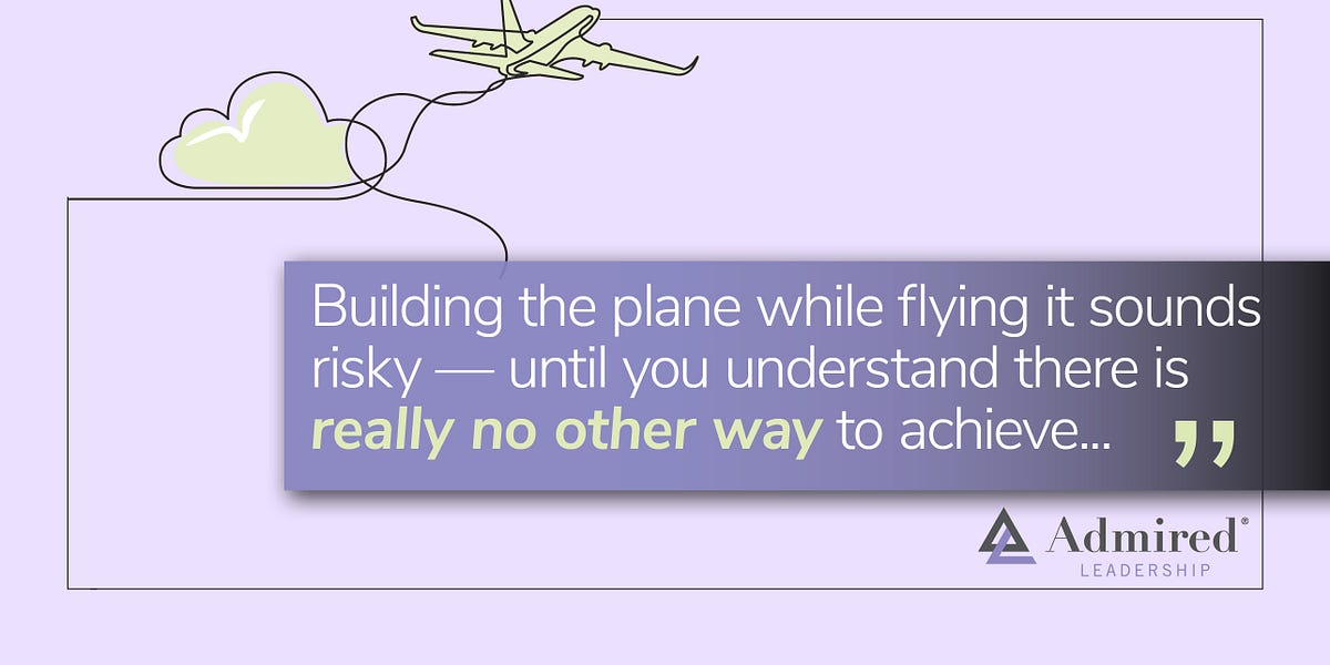 Build the Plane While Flying It