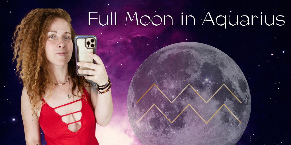 Full Moon in Aquarius - by Laura Beth Finley