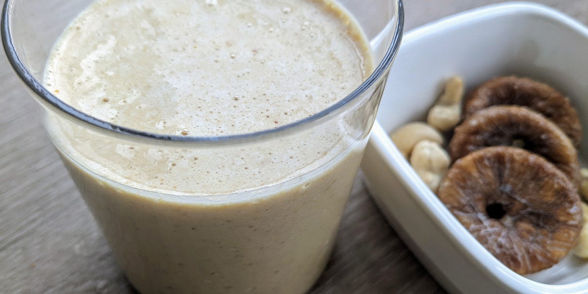 Figs N Cashews Protein Shake by Manali Bhosale