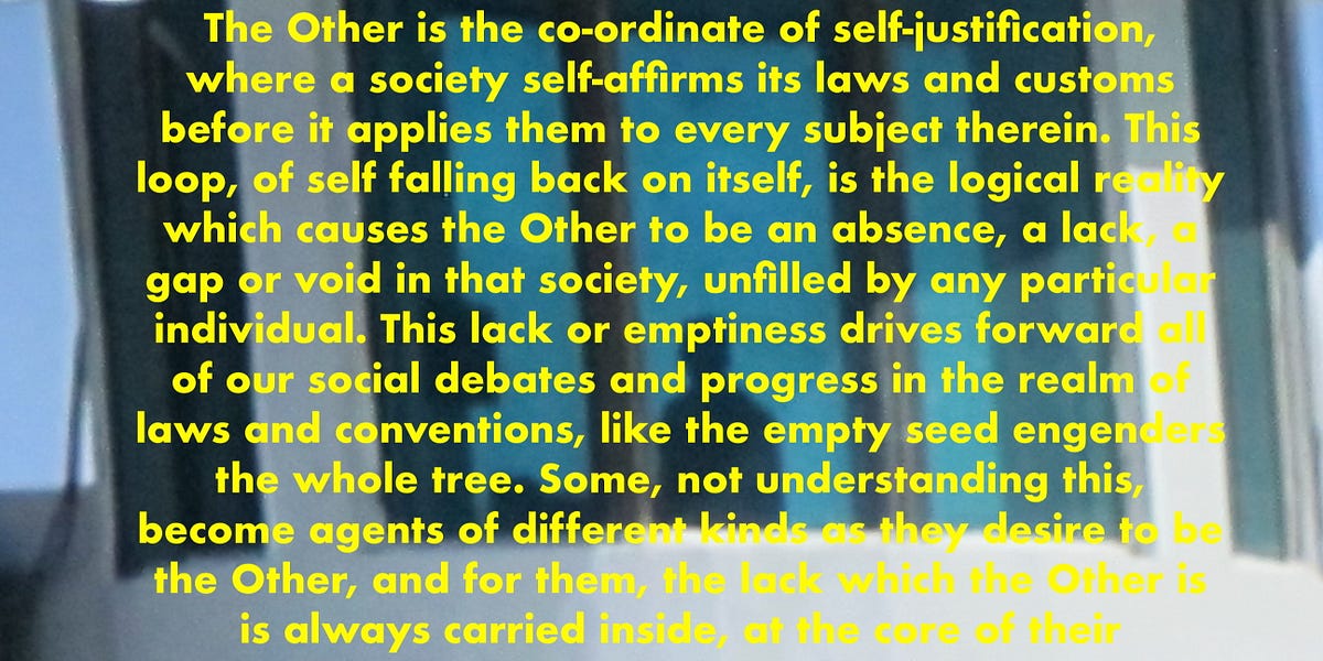 A Short Note On The Big Other And Social Customs