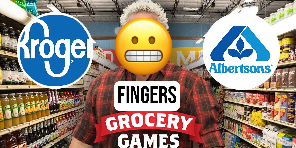 The supermarket sweep by Dave Infante Fingers