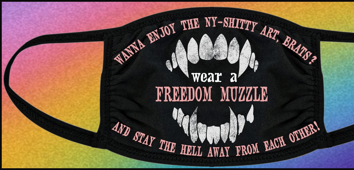 The Comically Tragic Covid Mask Of The Red Death