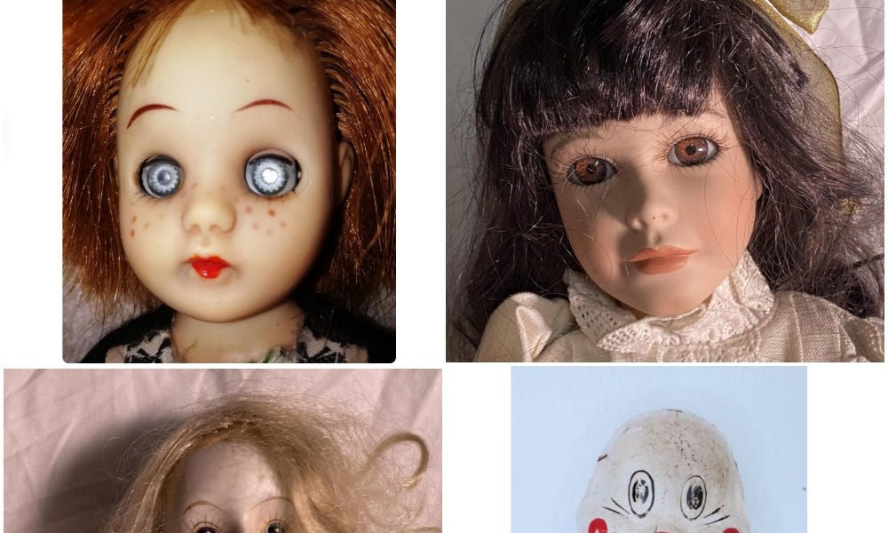 Nancy's cheap haunted dolls