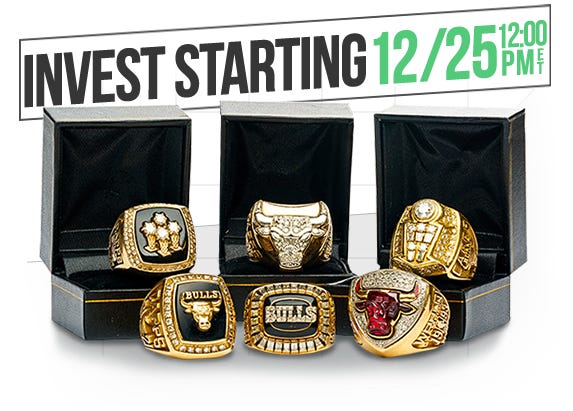 Official Scorer s Collection of All 6 Bulls Championship Rings at