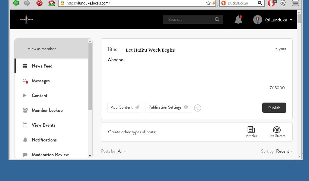 Haiku Week begins at The Lunduke Journal - by Bryan Lunduke