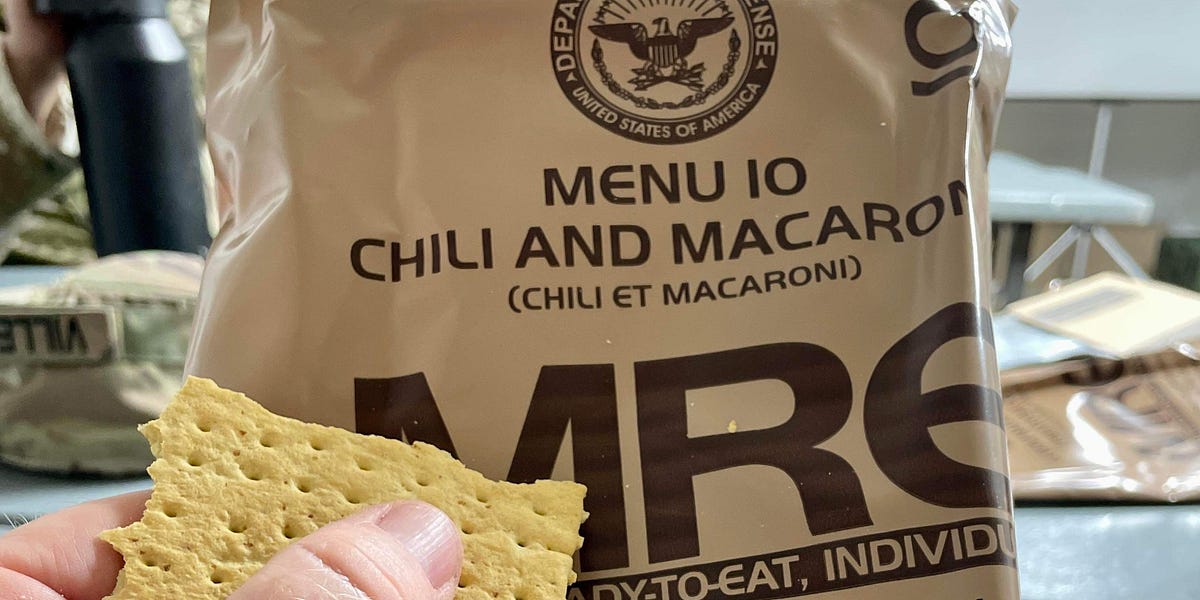 Soldier gets best MRE in box without cheating