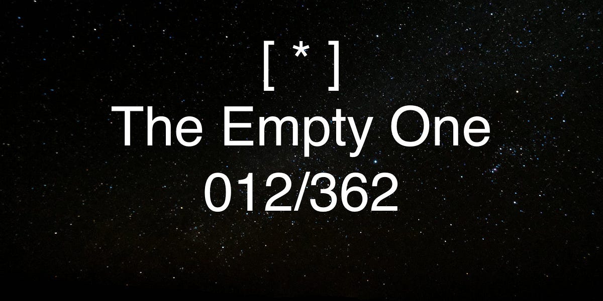 The Empty One - by AbAeternoPoet