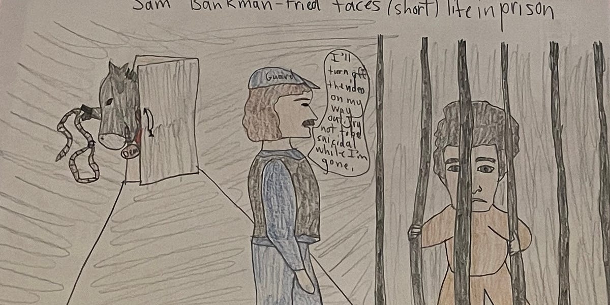 SATIRICAL CARTOON: Sam Bankman-Fried Faces (Short) Life in Prison