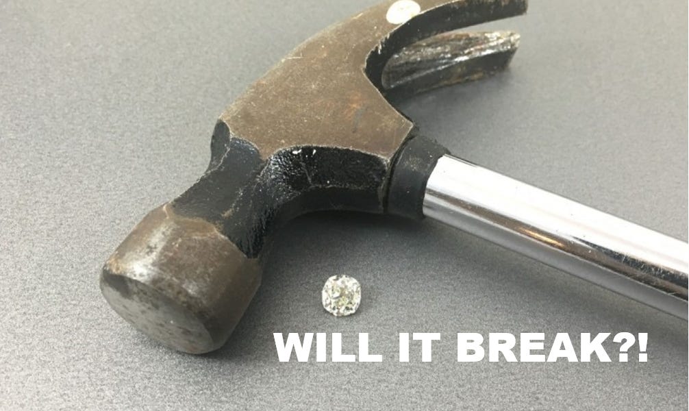 Can you break a diamond with a hammer? by Alias