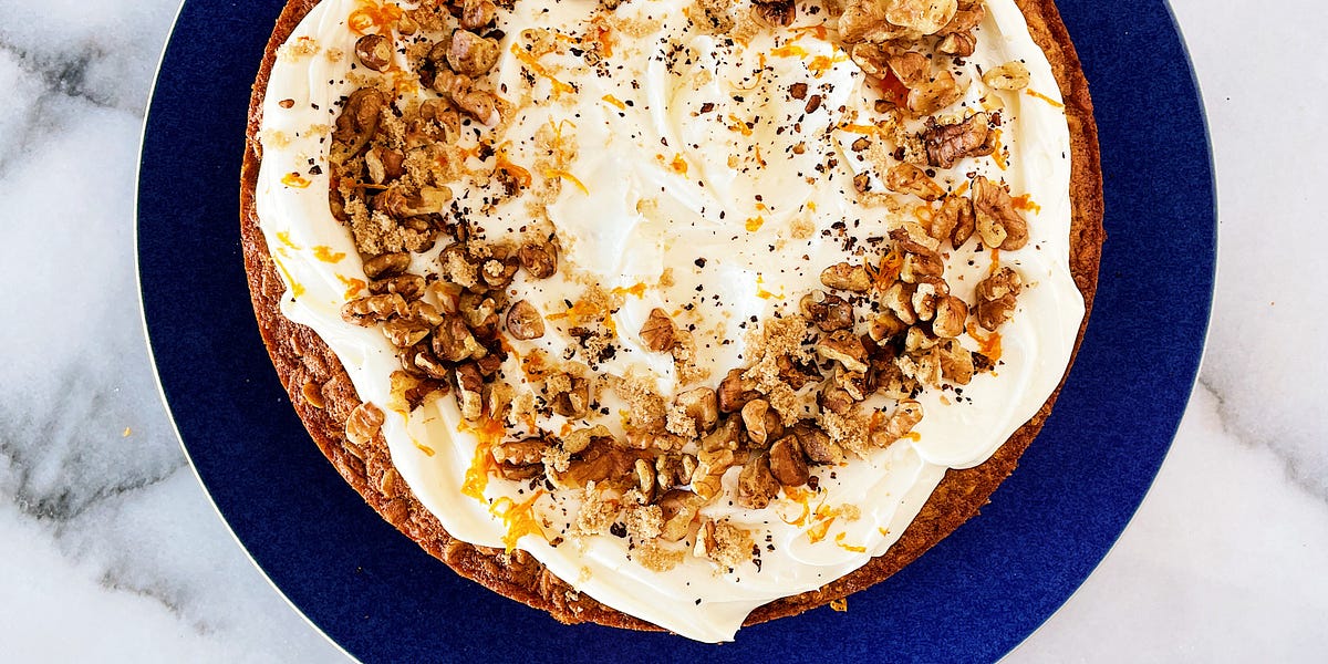Decadent Carrot Cake with Goat Cheese Frosting