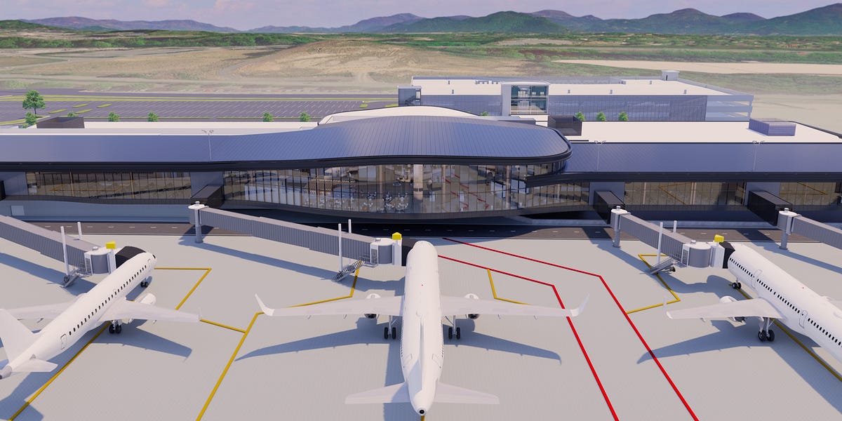 Envisioning Asheville Regional Airport circa 2026 12 gates, 2 million travelers and iconic art