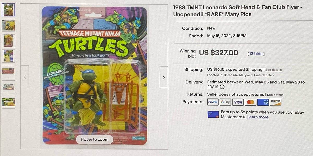 Rare tmnt action figures discount