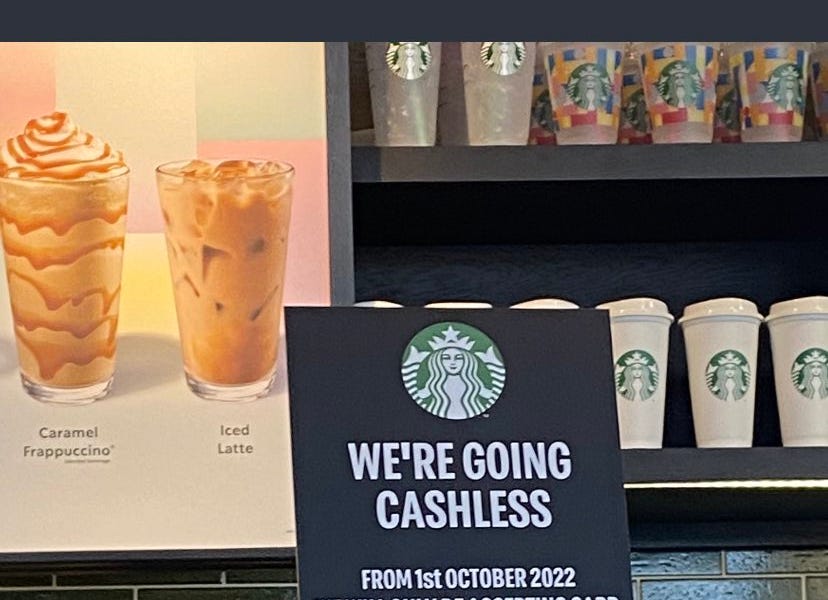 Starbucks Announces Cashless Stores