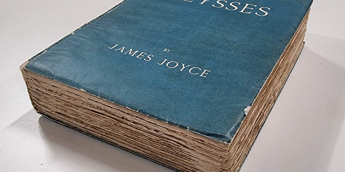 James Joyce's Ulysses Turns 100 Years Old Today