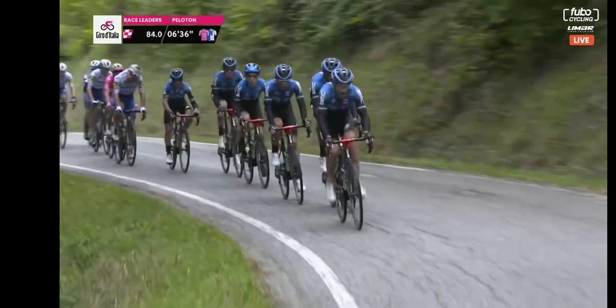 Giro Stage 12 Terrible weather growing COVID concerns
