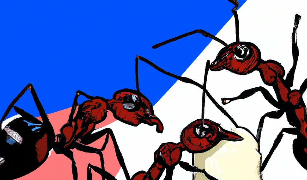 Anche le formiche nel loro piccolo... allattano