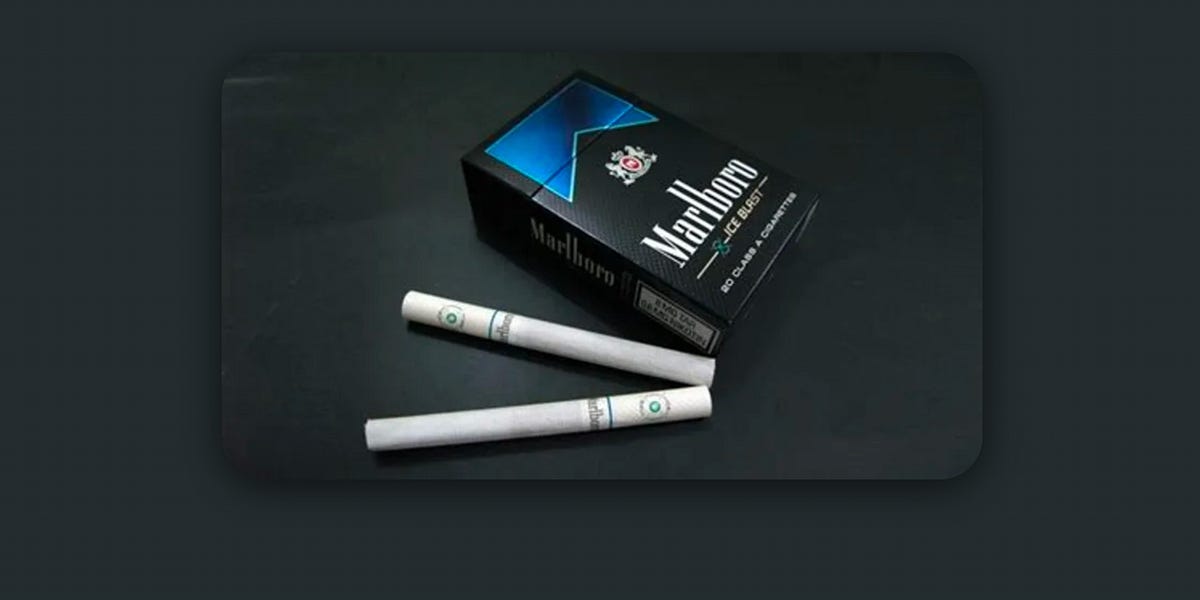 Why Marlboro' Ice blast cigarette sells so well? 🚬