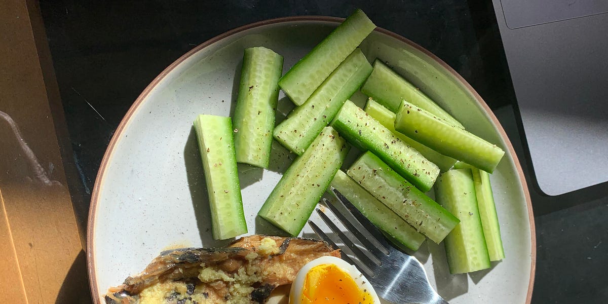 Assembling counts as cooking + tinned fish breakfast