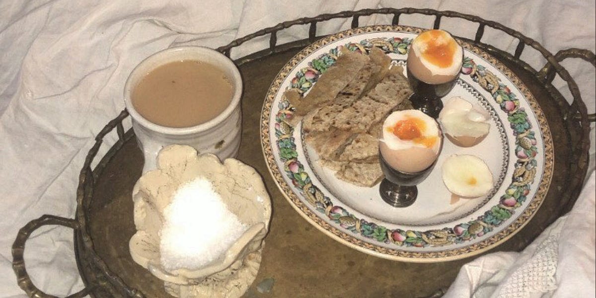 Thinking About Eggs - by Jago Rackham - Greed