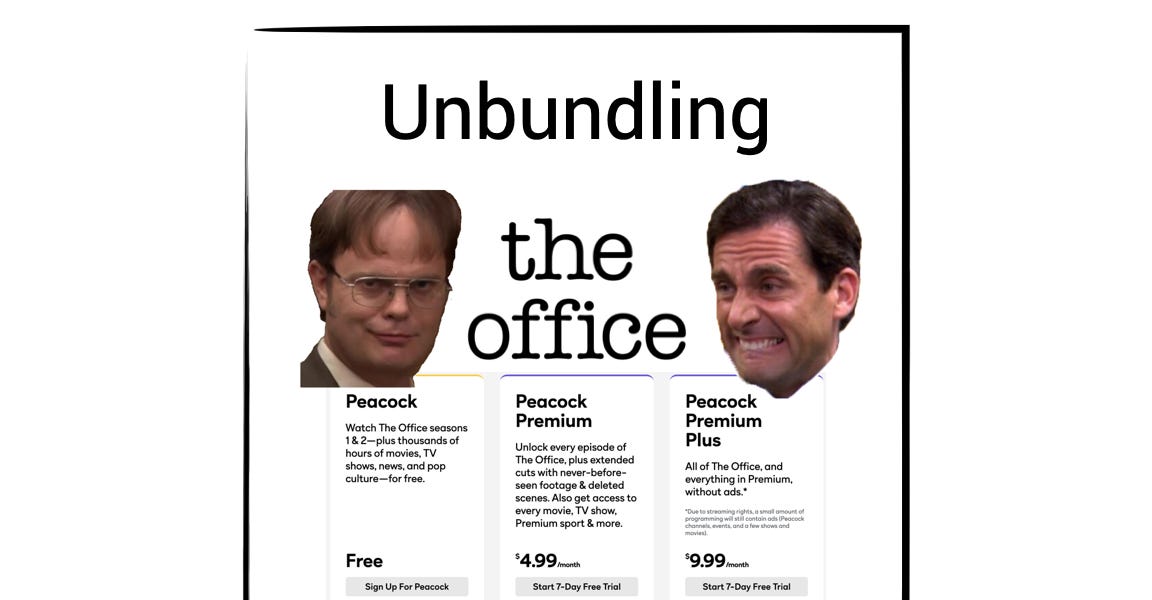 Peacock s Prize Unbundling The Office by Rob Litterst