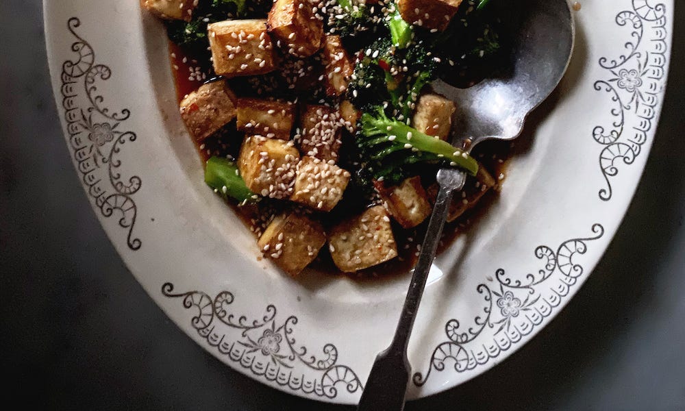 General Tso's Tofu by Jennie