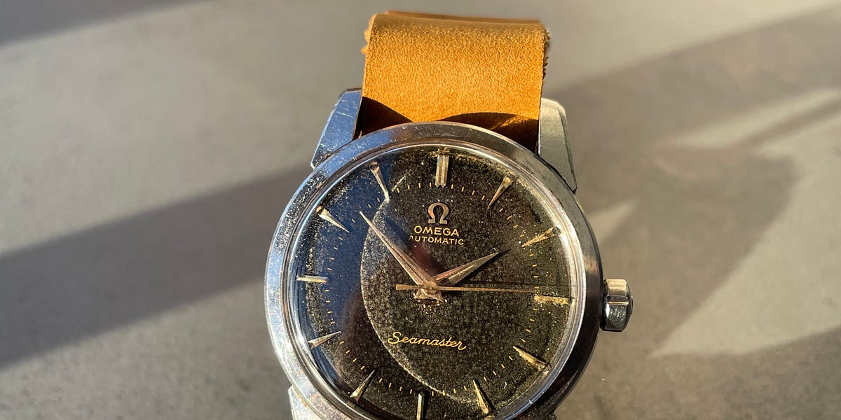 Omega patina clearance