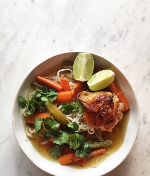 Slow Roasted Chicken Soup by Jennie