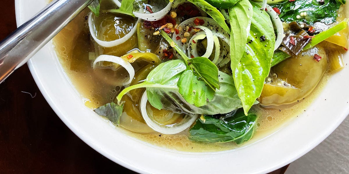 chicken soup for summer colds by Alison Roman