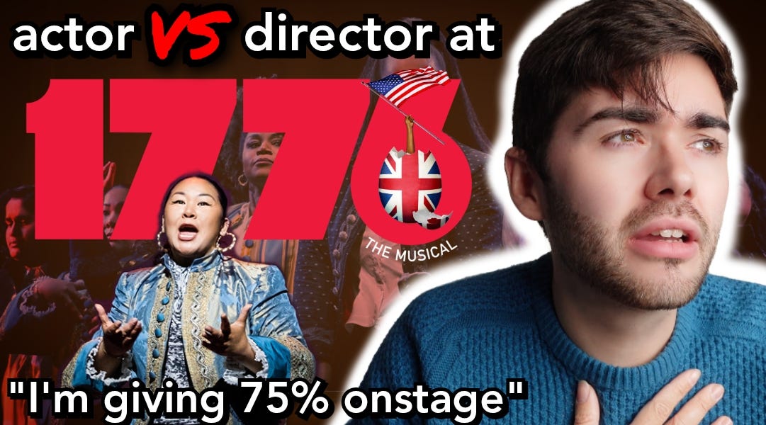 Can a Broadway performer criticize their own show?