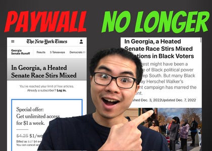 How to Bypass Any Paywall - by Baili Zhong