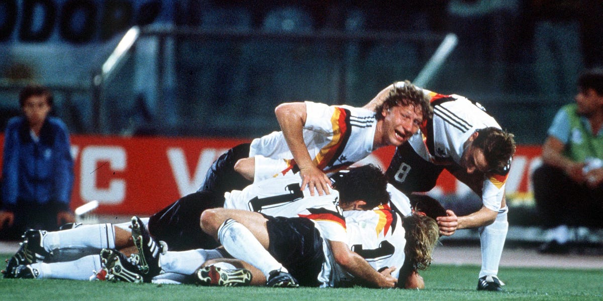 World Cup Flashback West Germany 1990 by Grace Robertson