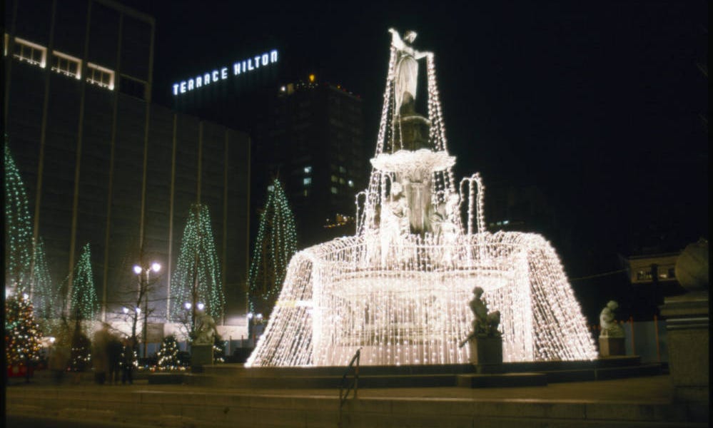 The Fountain Square Christmas Tree Tradition