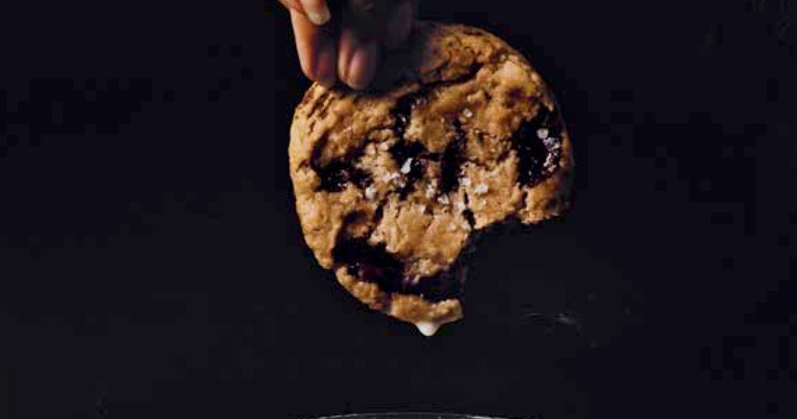 Willa Jean Chocolate Chip Cookies with Vanilla Milk by Kelly Fields