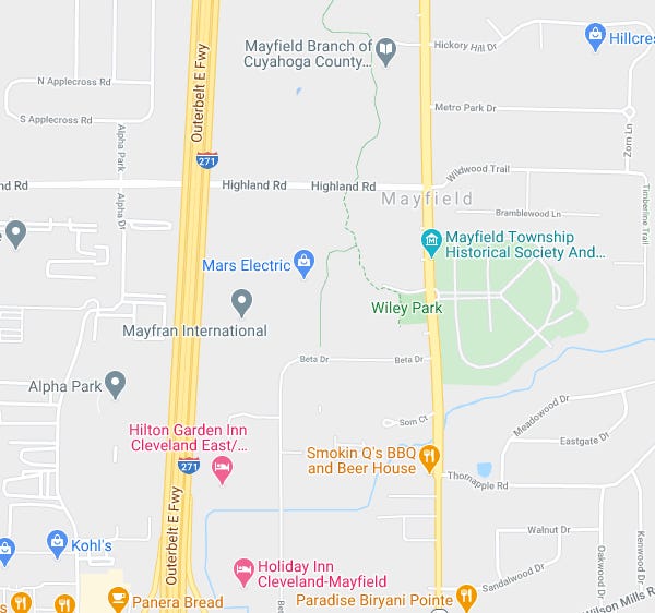 Mayfield Postcode Map Leave it to Beaver – Where is Mayfield Located?