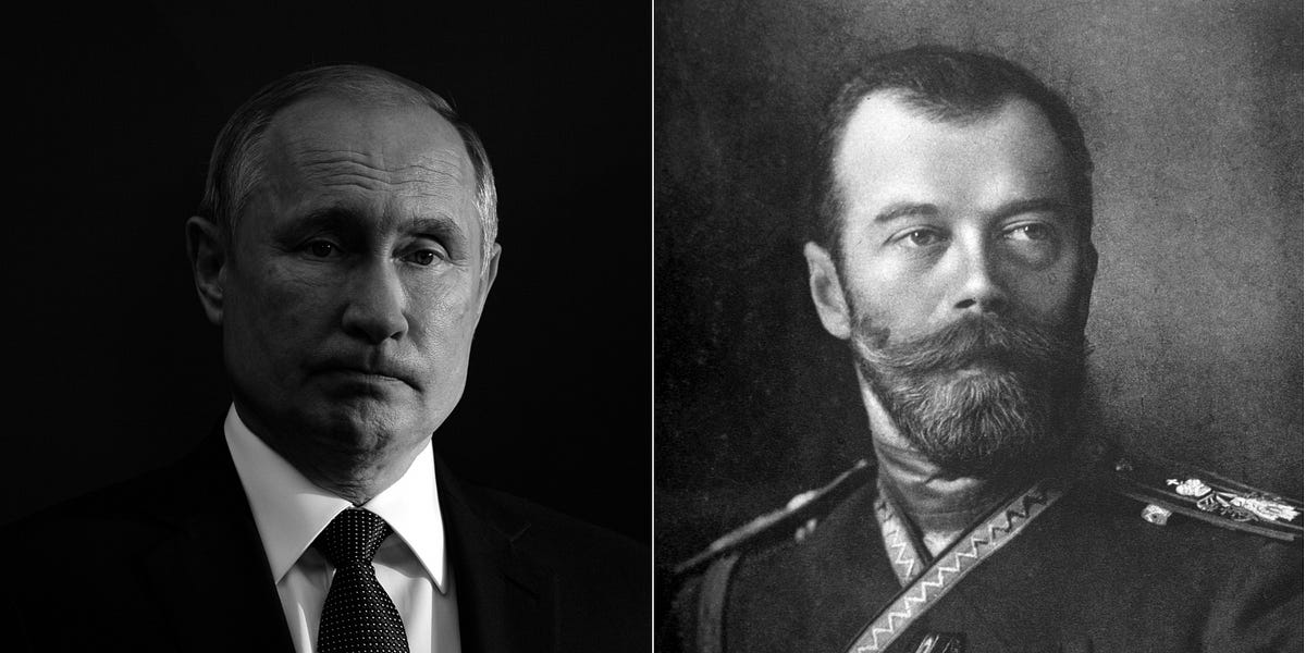 Putin's Reign, Like Russia’s Final Czar's, May End Following his