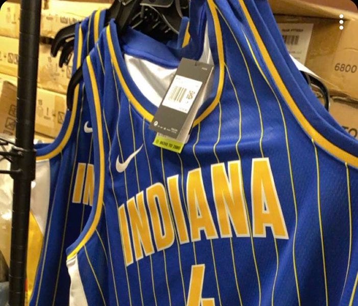 Pacers city jersey discount 2020