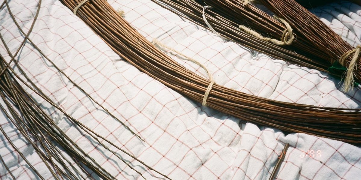 How to weave willow baskets Stakeholder Basket Club