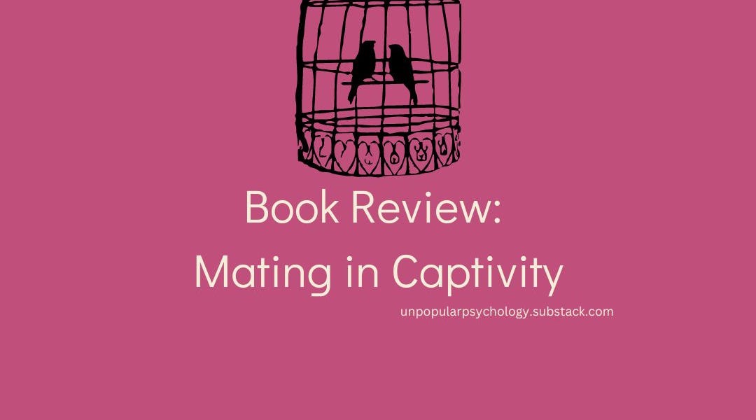 Book Review Mating in Captivity by Anju Joy