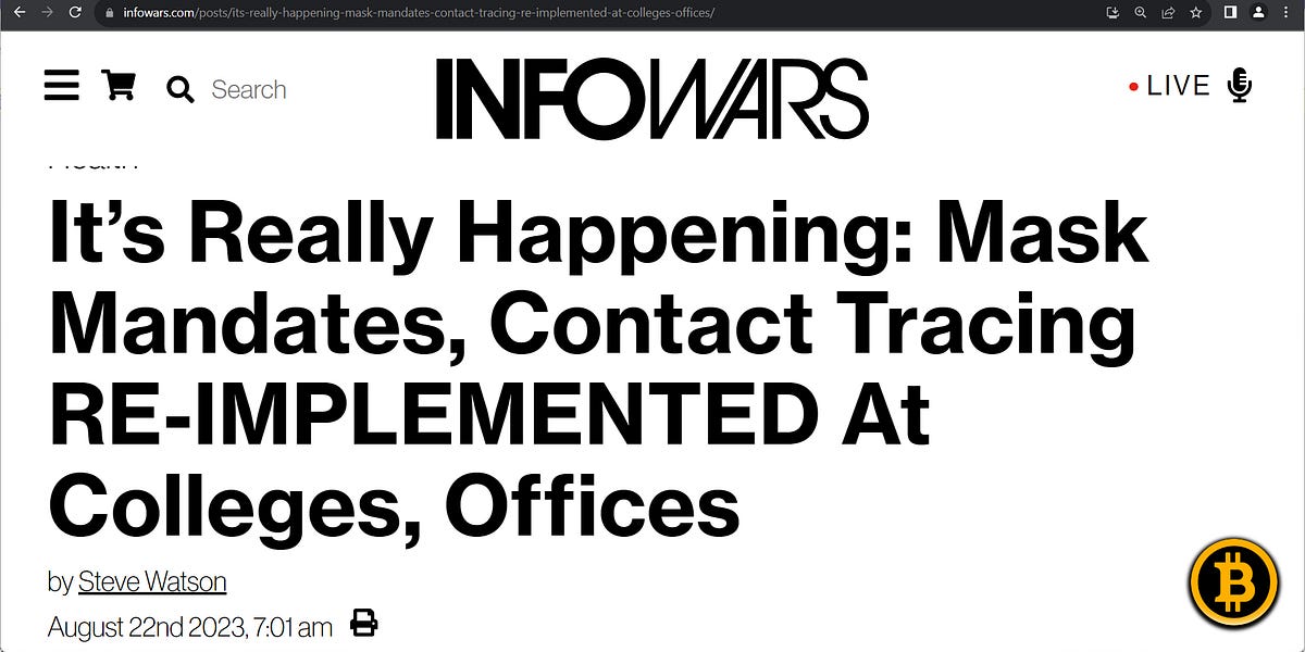 'It’s Really Happening Mask Mandates, Contact Tracing REIMPLEMENTED