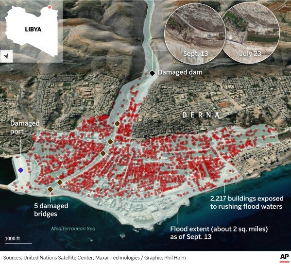 The deadly aftermath of dam failures Derna and New Orleans