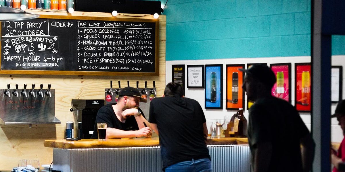 Slab Brewing close, hand keys to Alchemy St