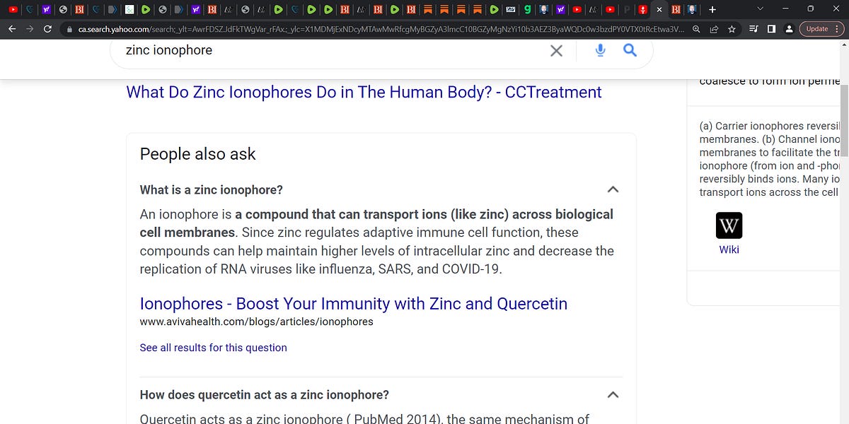 ZINC (& antibiotics) it was ALWAYS zinc that was the key player in 'early treatment' algorithms