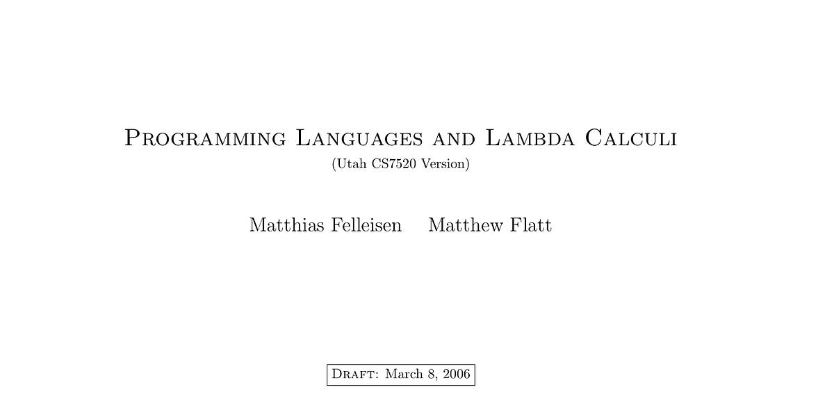 Lambda calculus by yin wang 