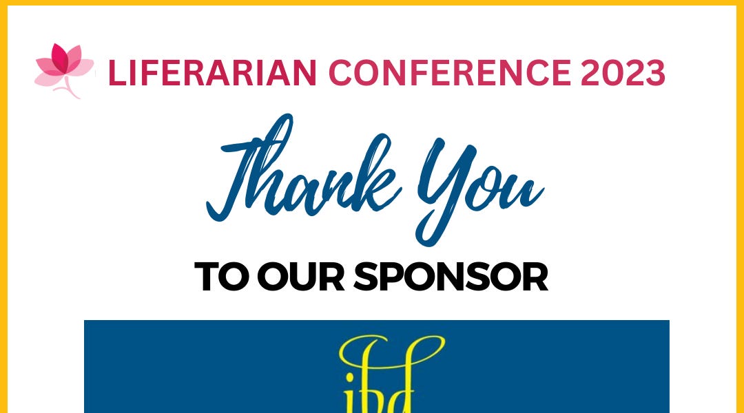 Meet our SPONSOR...*INTERNATIONAL BOOK DISTRIBUTORS*